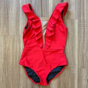 Five Dancewear Red Leotard